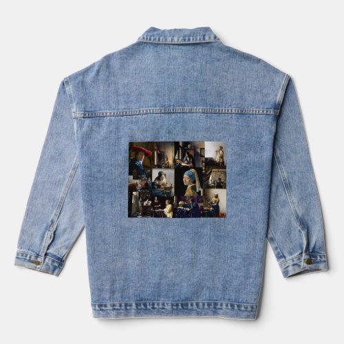 Johannes Vermeer _ Masterpieces Patchwork Denim Jacket