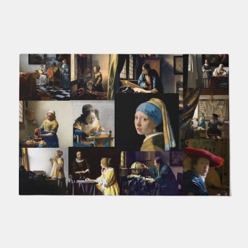 Johannes Vermeer _ Masterpieces Patchwork Doormat