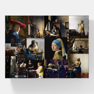 Johannes Vermeer - Masterpieces Patchwork Paperweight