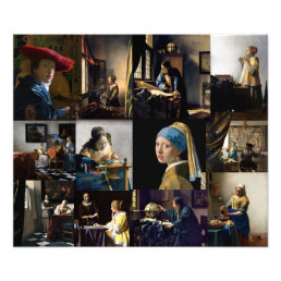 Johannes Vermeer - Masterpieces Patchwork Photo Print