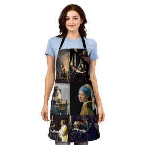 Johannes Vermeer - Masterpieces Patchwork Poster Apron