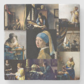 Milkmaid Johannes Vermeer Stone Coaster | Zazzle