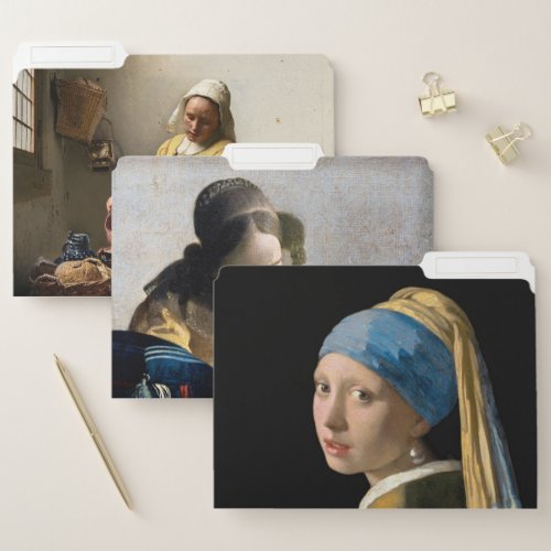 Johannes Vermeer _ Masterpieces Selection File Folder