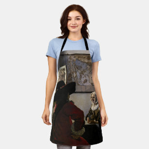 Johannes Vermeer - Officer with a Laughing Girl Apron