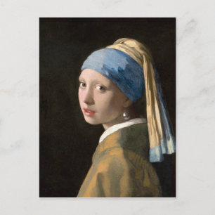Johannes Vermeer’s Girl with a Pearl Earring Postcard