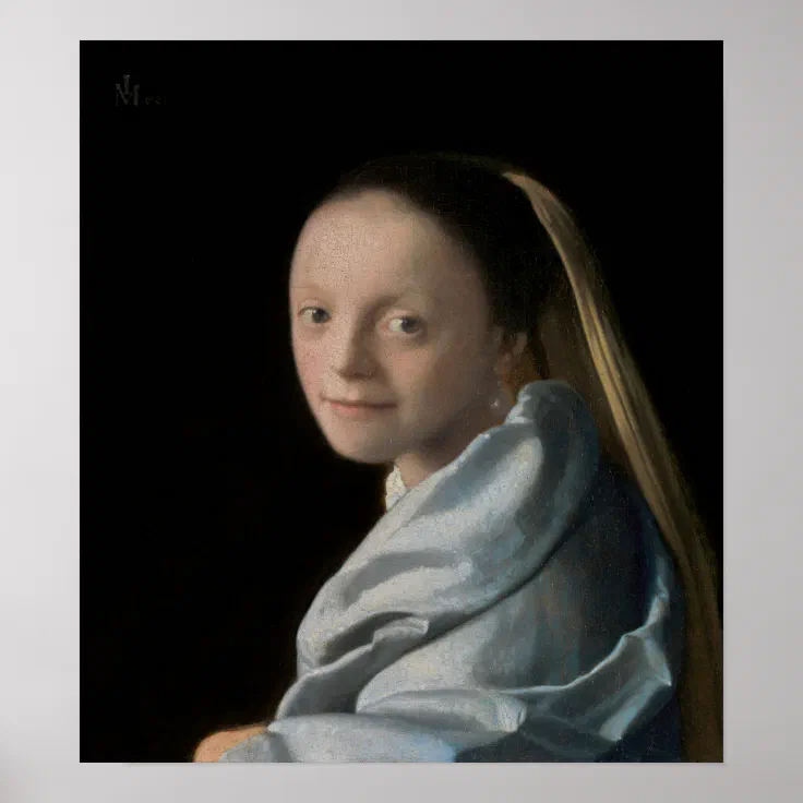 Johannes Vermeer - Study of a Young Woman Poster | Zazzle