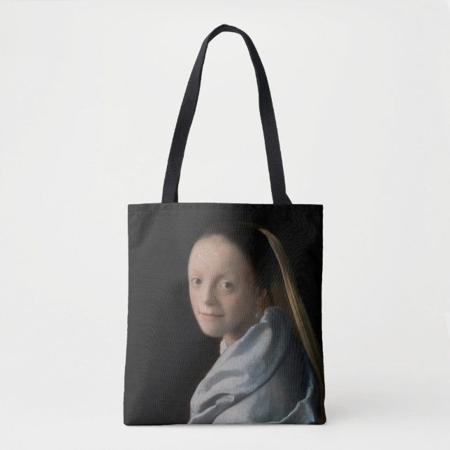 Johannes Vermeer - Study of a Young Woman Tote Bag (Front)