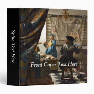 Johannes Vermeer - The Allegory of Painting 3 Ring Binder