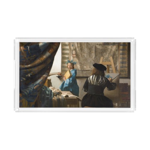 Johannes Vermeer _ The Allegory of Painting Acrylic Tray