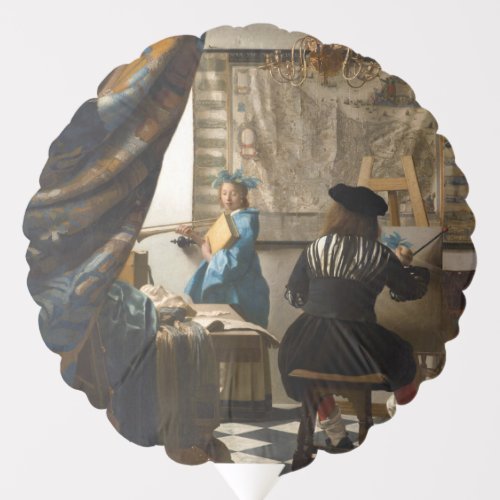 Johannes Vermeer _ The Allegory of Painting Balloon