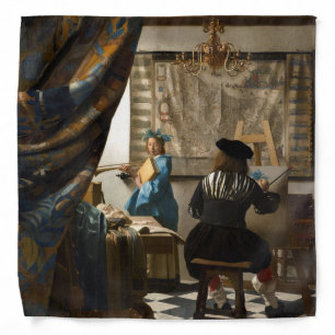 Johannes Vermeer - The Allegory of Painting Bandana
