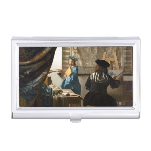 Johannes Vermeer _ The Allegory of Painting Business Card Case