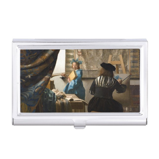 Johannes Vermeer - The Allegory of Painting Business Card Case (Front)