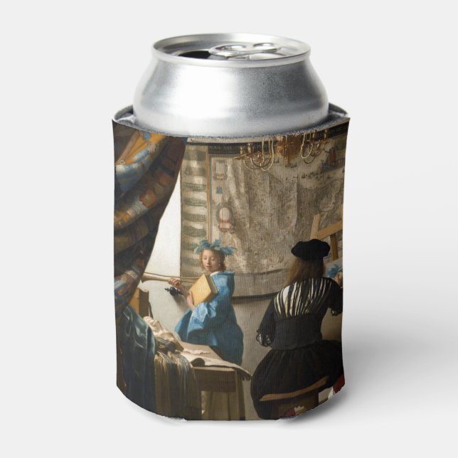 Johannes Vermeer - The Allegory of Painting Can Cooler (Can Front)