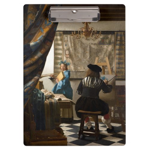 Johannes Vermeer _ The Allegory of Painting Clipboard