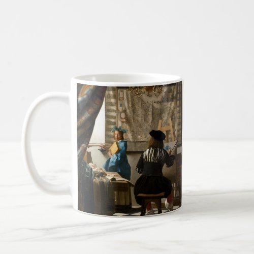 Johannes Vermeer _ The Allegory of Painting Coffee Mug