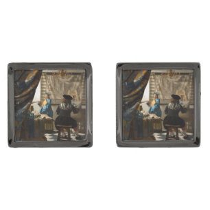 Johannes Vermeer - The Allegory of Painting Cufflinks