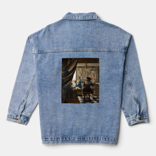 Johannes Vermeer _ The Allegory of Painting Denim Jacket