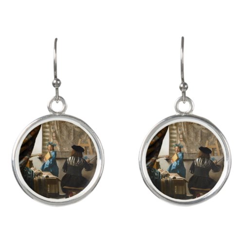 Johannes Vermeer _ The Allegory of Painting Earrings