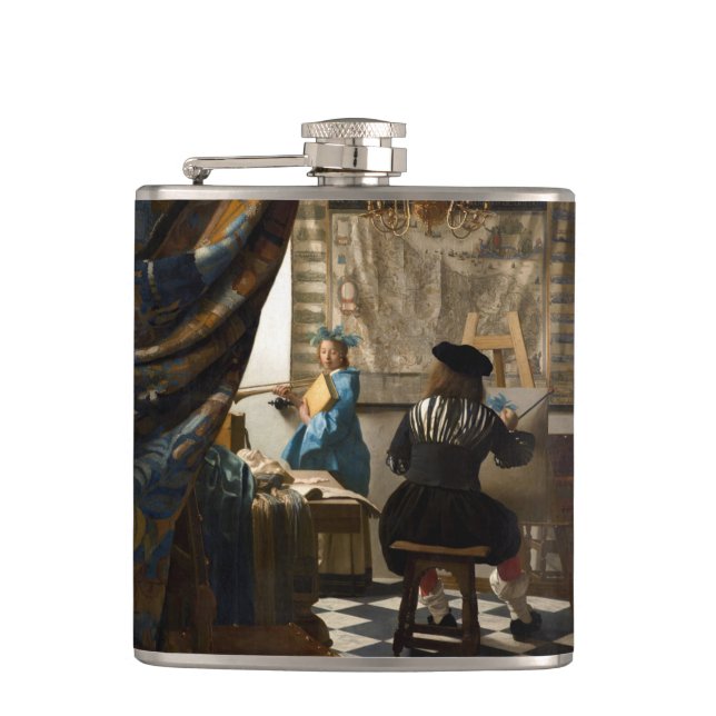 Johannes Vermeer - The Allegory of Painting Flask (Front)