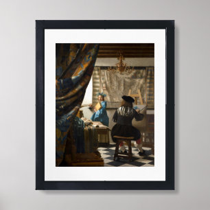 Johannes Vermeer - The Allegory of Painting Framed Art