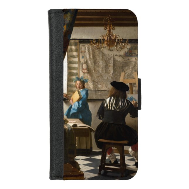 Johannes Vermeer - The Allegory of Painting iPhone Wallet Case (Front)