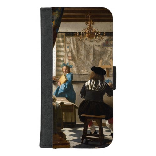 Johannes Vermeer _ The Allegory of Painting iPhone 87 Plus Wallet Case