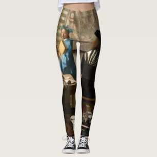 Johannes Vermeer - The Allegory of Painting Leggings