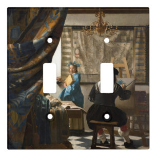 Johannes Vermeer - The Allegory of Painting Light Switch Cover