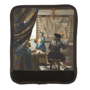 Johannes Vermeer - The Allegory of Painting Luggage Handle Wrap