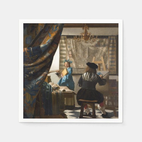 Johannes Vermeer _ The Allegory of Painting Napkins