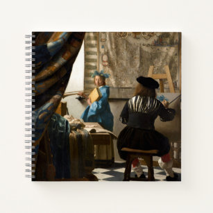 Johannes Vermeer - The Allegory of Painting Notebook