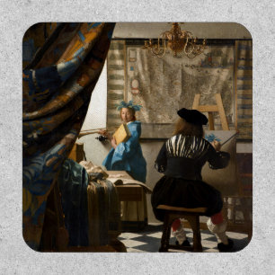 Johannes Vermeer - The Allegory of Painting Patch