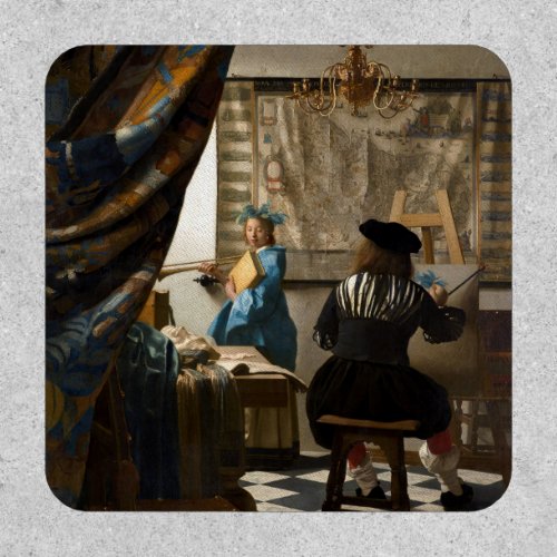 Johannes Vermeer _ The Allegory of Painting Patch