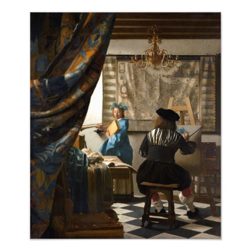 Johannes Vermeer _ The Allegory of Painting Photo Print