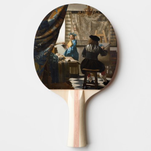 Johannes Vermeer _ The Allegory of Painting Ping Pong Paddle