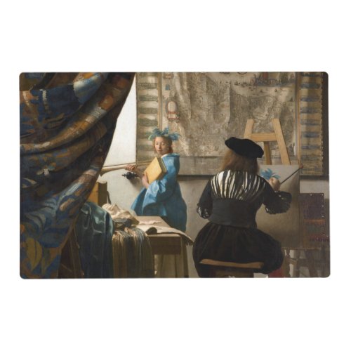Johannes Vermeer _ The Allegory of Painting Placemat