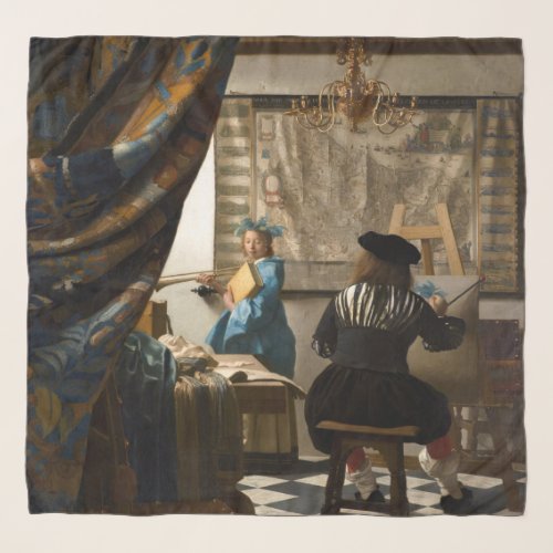 Johannes Vermeer _ The Allegory of Painting Scarf