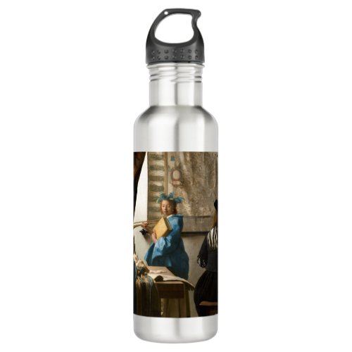 Johannes Vermeer _ The Allegory of Painting Stainless Steel Water Bottle