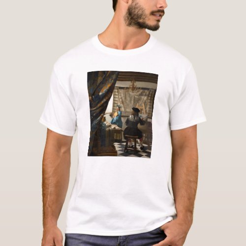 Johannes Vermeer _ The Allegory of Painting T_Shirt