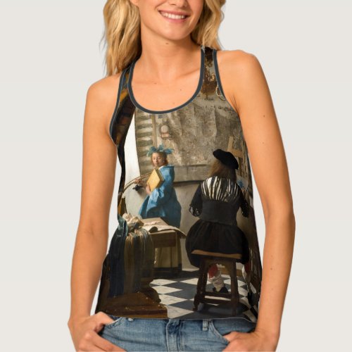 Johannes Vermeer _ The Allegory of Painting Tank Top