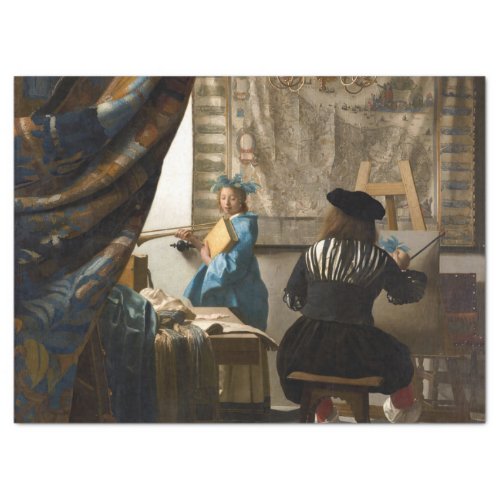 Johannes Vermeer _ The Allegory of Painting Tissue Paper