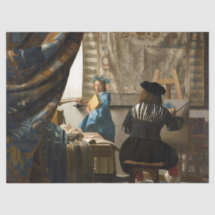 Johannes Vermeer - The Allegory of Painting Tissue Paper