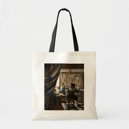 Johannes Vermeer _ The Allegory of Painting Tote Bag