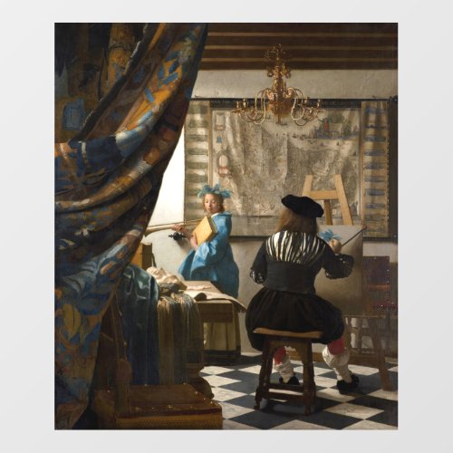 Johannes Vermeer _ The Allegory of Painting Wall Decal