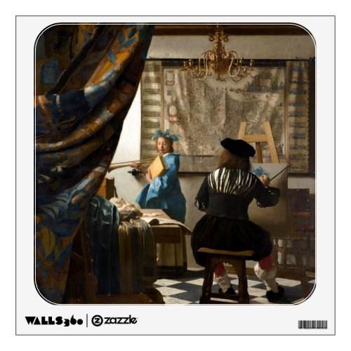 Johannes Vermeer _ The Allegory of Painting Wall Decal