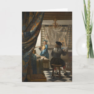 Johannes Vermeer, The Art Of Painting Card