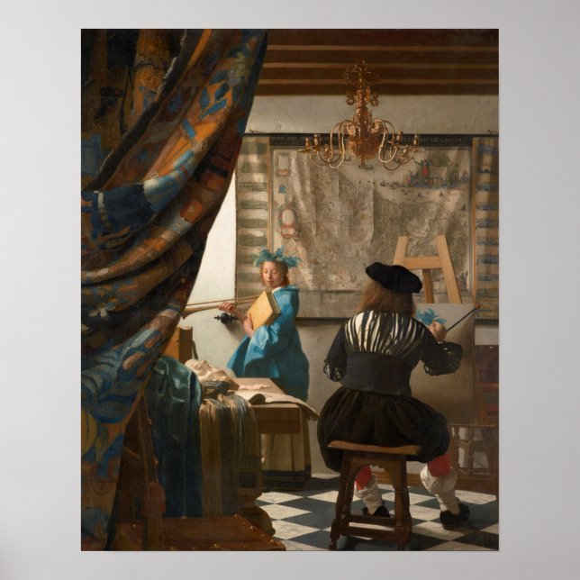 Johannes Vermeer - The Art Of Painting Poster (Front)