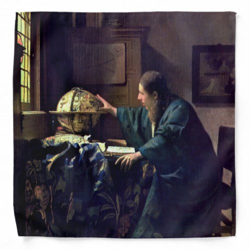 Johannes Vermeer _ The Astronomer Bandana
