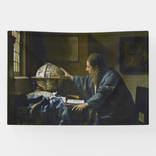 Johannes Vermeer _ The Astronomer Banner